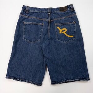 2K Rocawear Jorts Baggy Denim Mens Size‎ 40 Skater Grunge Hip Hop Shorts Blue